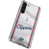 NBA Los Angeles Clippers Team Jersey Galaxy S23 FE Clear Case